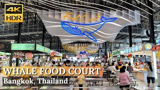 BANGKOK Thonburi Market Place quotNew Zone Whale Food Courtquot  Thailand 4K HDR Walking Tour [upl. by Jens412]