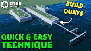 Mastering QUAY ROADS in Cities Skylines 2  StepbyStep Guide [upl. by Carlotta]