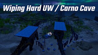 ARK Ascended Official PvP Small Tribes  Golf Club  Wiping Hard UW  Carno Cave [upl. by Fin]