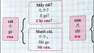 MỞ RỘNG TỪ VỰNG VỚI LƯỢNG TỪ trong tiếng Trung 🍀  Tiếng Trung An Nhiên Tây Nguyên [upl. by Lynnet]