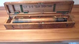 ww1 1916 field artillery gun sight scope rare [upl. by Johnathan]