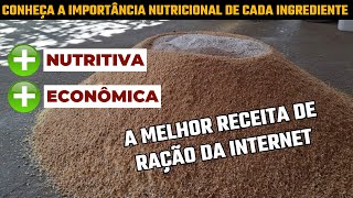 Receita Ração de Crescimento Caseira Nutritiva e Barata Conheça Benefícios e Comparação de Custos [upl. by Arand]