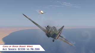 iL2 CoD Desert Wings Ace Series D520 vs Mc200 in 4K UHD 4ktv [upl. by Waylon]