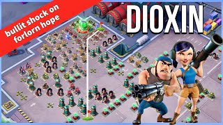 DIOXIN solo 👌🏼 BULLIT SHOCK over right  operation Forlorn Hope  attack strategy  BOOM BEACH [upl. by Becca24]