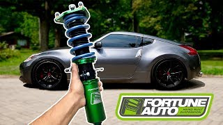 Installing Coilovers on My 370Z COMPLETE GUIDE [upl. by Aihsoek]