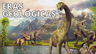 Las ERAS GEOLÓGICAS y sus características  Escalas de tiempo geológico [upl. by Annekim940]