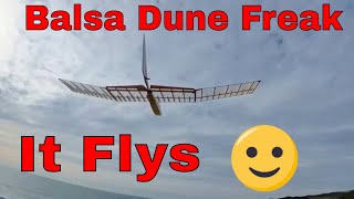 Test Flight of the balsa Dune Freak [upl. by Retsevlis372]