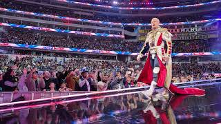 Cody Rhodes Wrestlemania Entrance wwe wrestlemania wrestling codyrhodes codyrhodesvsromanreigns [upl. by Leibarg134]