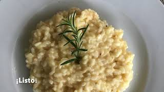 Risotto parmesano sin hongos fácil [upl. by Edmondo666]