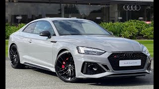 Approved Used Audi RS5 RS 5 Coup Carbon Black 450 PS tiptronic  Stoke Audi  AO73 YOL [upl. by Geoff747]