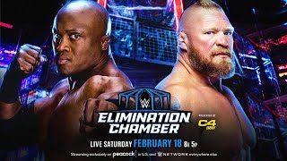 Brock Lesnar vs Bobby Lashley  Epic Elimination Chamber Showdown  WWE 2K24 Gameplay [upl. by Eelame]