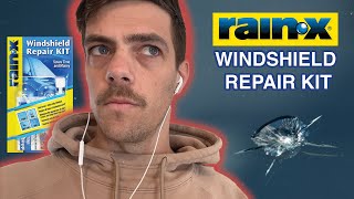 How To Fix A Windshield Crack Using RainX Windshield Repair Kit [upl. by Tybalt477]