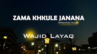 Wajid Layaq  Zama Khkule Janana Melancholic Version  Lyrics Video with English Subtitles [upl. by Devy427]