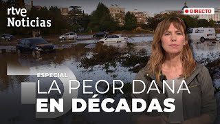 DANA TELEDIARIO ESPECIAL con ALEJANDRA HERRANZ en la ZONA CERO del TEMPORAL  RTVE [upl. by Eppie]