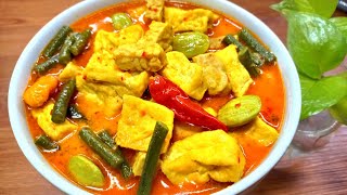 RESEP SEDERHANA ALA WARTEG  TAHU TEMPE MASAK SANTAN [upl. by Delly]