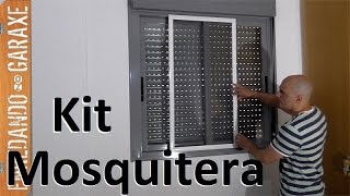 Cómo montar e instalar una mosquitera de corredera en la ventana [upl. by Llewsor]