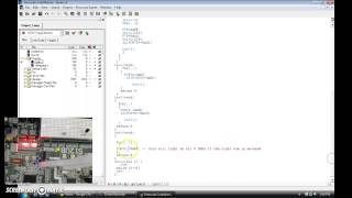 Programming a Freescale Miccontroller by Simulation a lock using a microcontroller [upl. by Haimrej54]