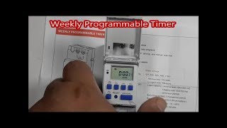 How to program Digital switch timer [upl. by Norym]