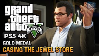 Ryzen 5 5600G 4k Gameplay Without GPU  GTA 5 PS5  Mission  Casing the Jewel Store 60fps [upl. by Aronel]