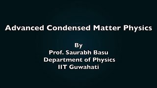 Introduction Advanced Condensed Matter Physics [upl. by Gredel]