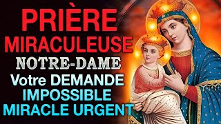 Prière NotreDame de limpossible 🙌 faites cette prière et ayez votre demande impossible aujourdhui [upl. by Nileve]