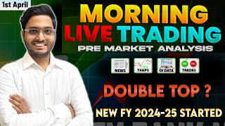 02 April Live Trading  Live Intraday Trading Today  Bank Nifty option livetrading livebanknifty [upl. by Omrellug]