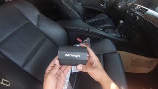 BMW 5 series e60 Dension Gateway 500s Bluetooth install Iphone 5 4 [upl. by Jocelyn682]