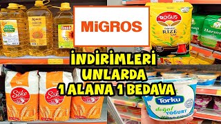 MİGROS İNDİRİMLERİ🔔5 LT YAĞ ÇAY İNDİRİMLERİ💯MİGROS UNLARDA 1 ALANA 1 BEDAVA❗MİGROS MARKET FİYATLARI [upl. by Rogerg]