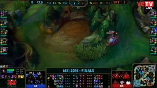 1552016 MSI Shanghai 2016  Chung Kết SKT vs CLG Trận 3 [upl. by Oirasan]