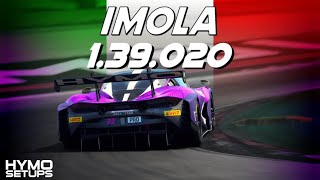 ACC Hotlap  McLaren 720S GT3 EVO  Imola  V195  Assetto Corsa Competizone [upl. by Ritchie]