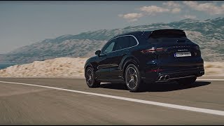 The new Porsche Cayenne Turbo in motion [upl. by Sherye]