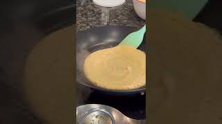 Red lentil crepesoak lentil blend and make crepetortiachapattirotivegangluten free [upl. by Johnny]