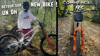 JE TESTE MON NOUVEAU DH  commencal FRS signature pure white [upl. by Samaria118]