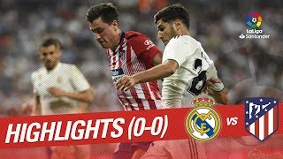 Resumen de Real Madrid vs Atlético de Madrid 00 [upl. by Dodd]