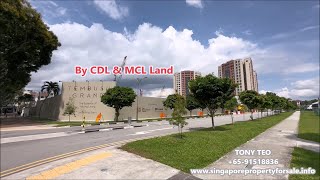 Tembusu Grand site amp surroundings  by CDL amp MCL  new launch 8 minute walk from Tanjong Katong MRT [upl. by Lexy]