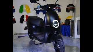 Tata Terra Acuto electric scooter showcased at NADA Auto Show 2017  First Look  Nepal [upl. by Calendre795]