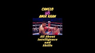 All About Intelligence and Skills Canelo vs Amir Khan shorts [upl. by Lanod]