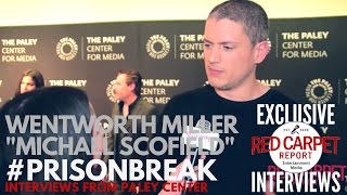 Wentworth Miller interviewed at FOXs Prison Break S5 Paley Center Event amp Panel [upl. by Marquez]