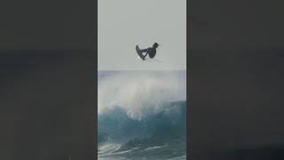 Pro Surfer Matt Meola Gets HIGH Huge Spinning Air Surfing Mauis North Shore  Hookipa Hawaii [upl. by Ahsinar]