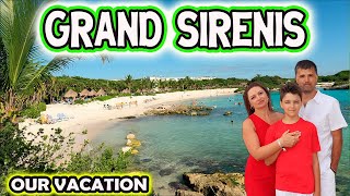 GRAND SIRENIS RIVIERA MAYA RESORT AND SPA  Jungle Hotel with lots of fauna and flora Mexico [upl. by Melly]