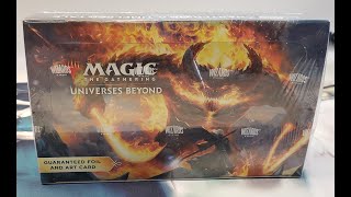 Magic The Gathering MTG Lord of the Rings Set Booster Box magicthegathering mtg cardopening [upl. by Aggappora383]