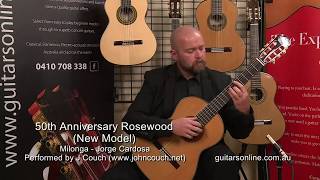 Alhambra Guitar Model 50th Anniversary RosewoodMilonga Interpreted by John Couch [upl. by Elleyoj]