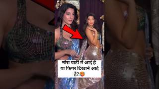 Nora Arrived in sequence saree at Manish Malhotras Diwali party 2024 shorts ytshorts [upl. by Akiner]