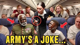 Flight Attendant Denies Boarding to Black Veteran 10 Minutes Later the Airline CEO Intervenes [upl. by Abrahan]