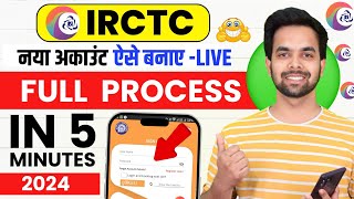 Irctc account kaise banaye  How to create irctc account  irctc user id kaise banaye  IRCTC [upl. by Anotyad]