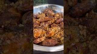 Lemon pepper Parmesan chicken wings DanOsSeasoning [upl. by Yeltsew]