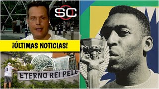 EL ADIÓS PARA PELÉ La despedida será en el VILA BELMIRO la casa del club SANTOS  SportsCenter [upl. by Hilarius]