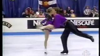 Radka Kovarikova  René Novotny SP 1994 Worlds [upl. by Morena612]