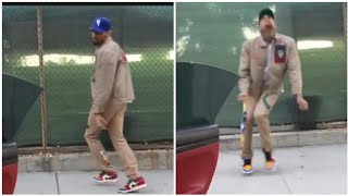 Chris Brown Dancing quotGo Crazyquot In the street [upl. by Raphael]