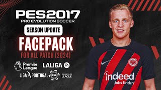 PES 2017  New Mini FacePacK For All Patch  UPDATE 2024  Download [upl. by Angie]